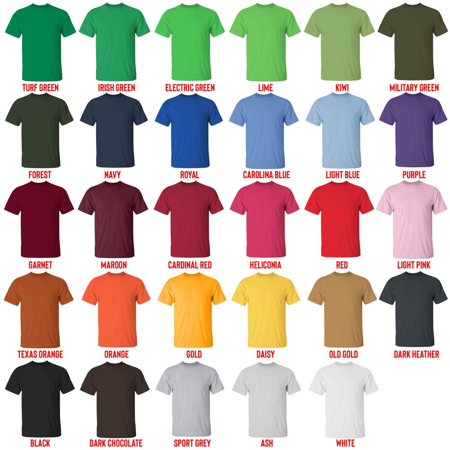 t shirt color chart - Dragon Ball Daima Store