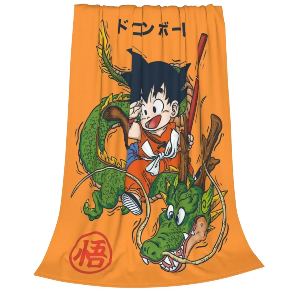 Goku & Shenron Dragon Ball Daima Anime Blanket