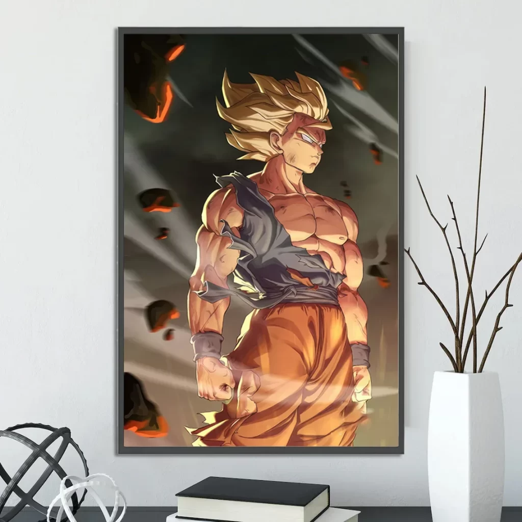 New Dragon Ball Daima Goku Wall Art