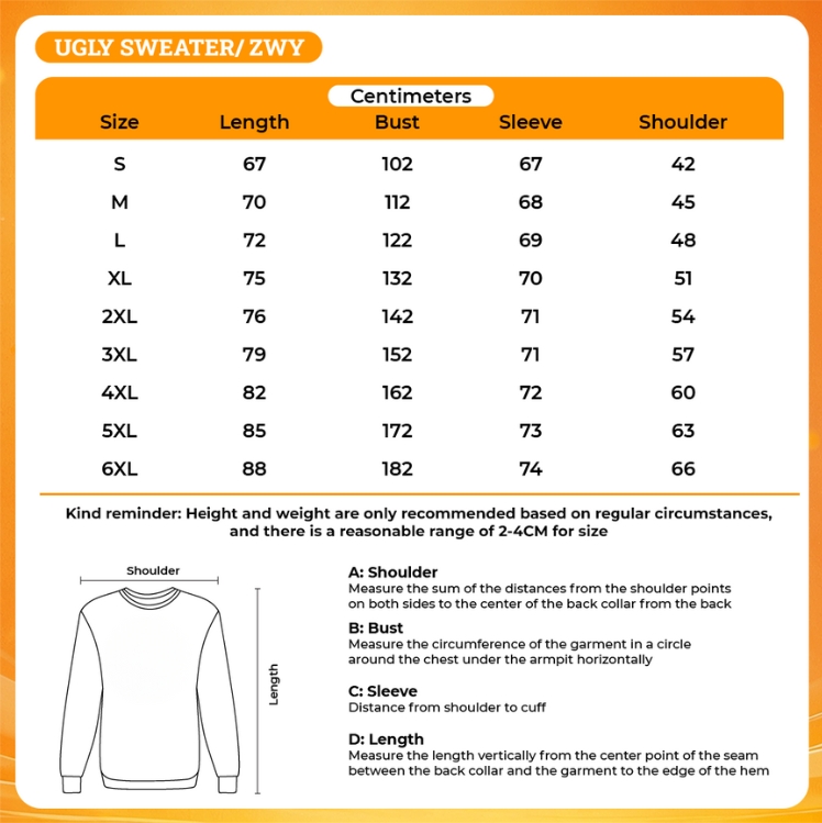 3D UGLY SWEATER - Dragon Ball Daima Store