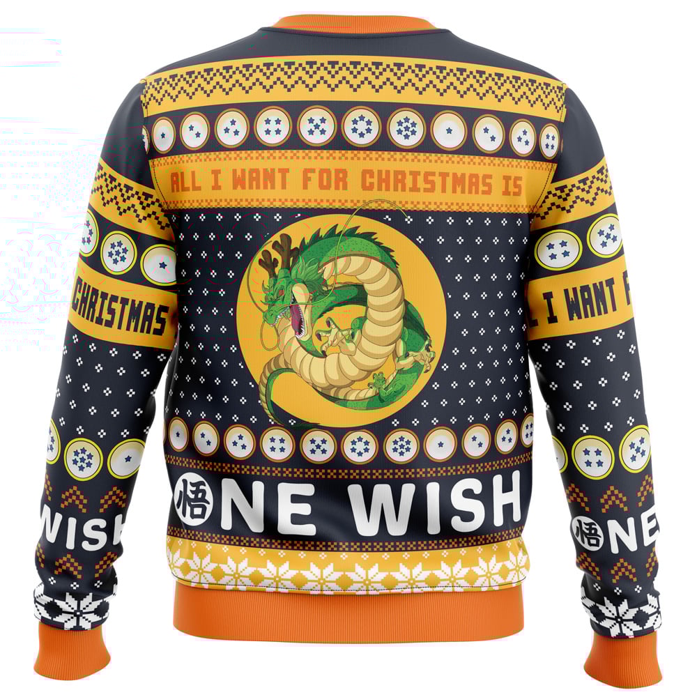 A Very Shenron Christmas Dragon Ball Z Ugly Christmas Sweater - Image 2