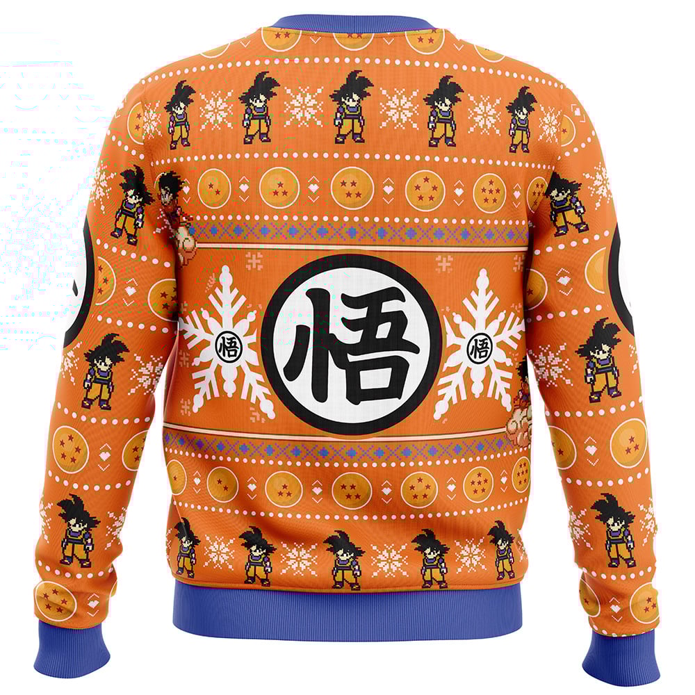 Christmas Goku Dragon Ball Z Ugly Christmas Sweater - Image 2