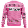 Compliment Vegeta Badman DBZ Ugly Christmas Sweater BACK mockup - Dragon Ball Daima Store