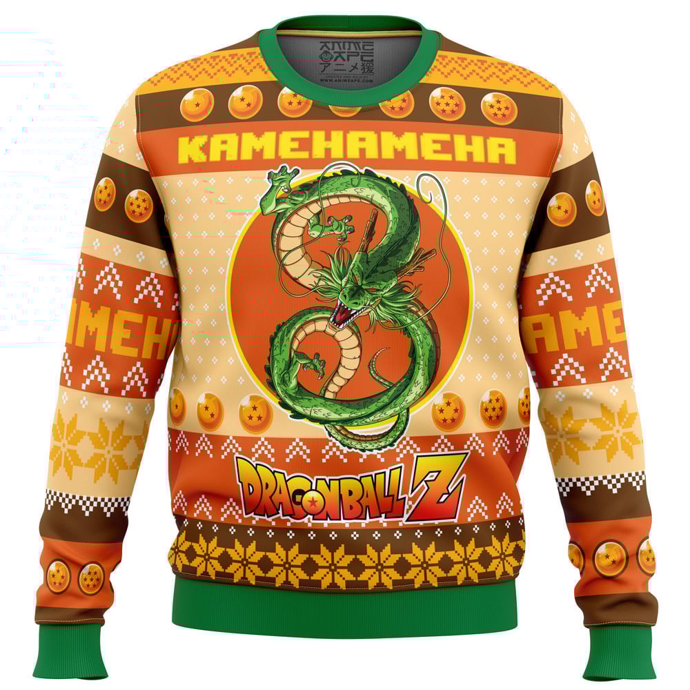 Kamehameha Dragon Ball Z Ugly Christmas Sweater