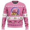 Majin Buu Dragon Ball Z Ugly Christmas Sweater FRONT mockup - Dragon Ball Daima Store