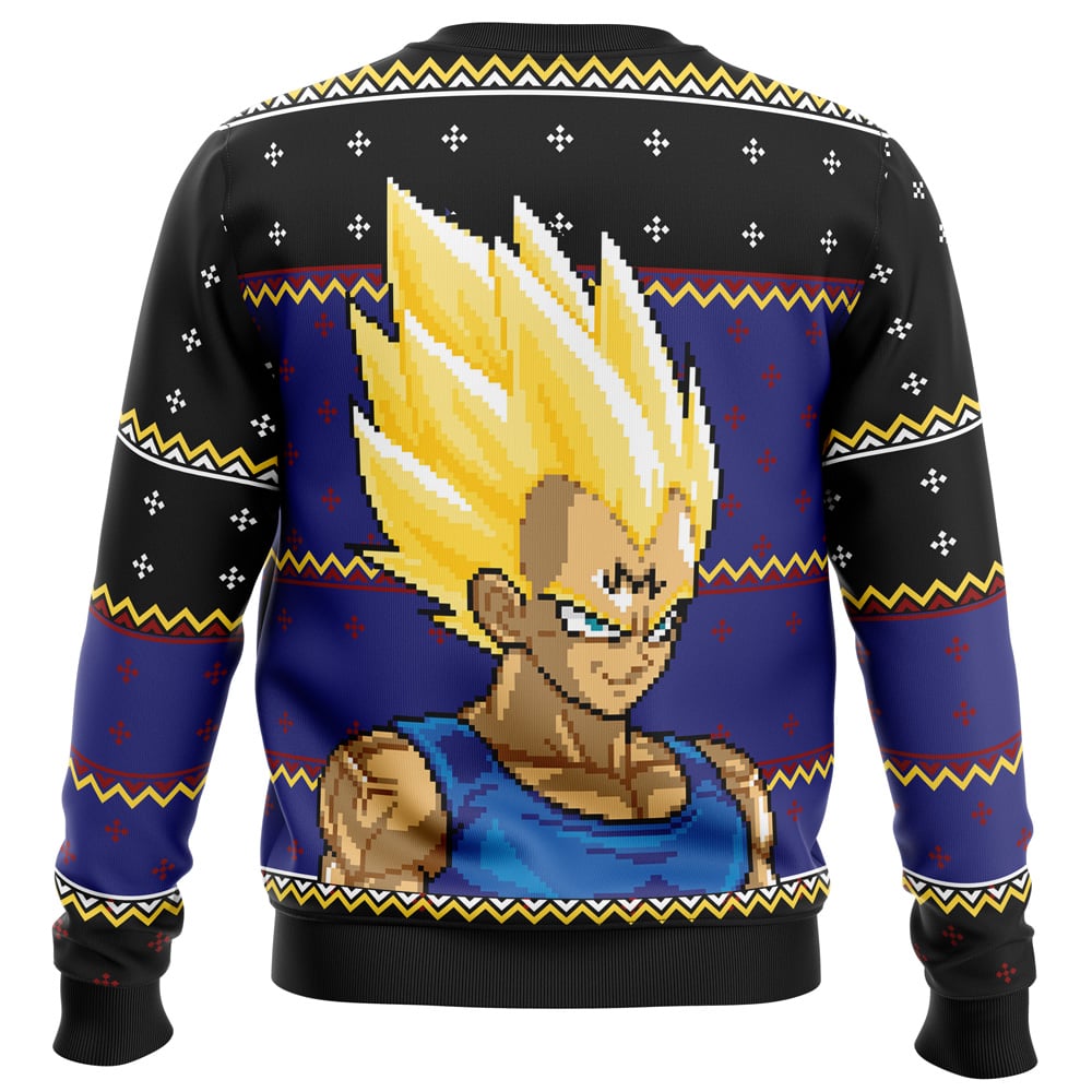 Majin Vegeta Dragon Ball Z Ugly Christmas Sweater - Image 2