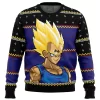 Majin Vegeta DBZ Ugly Christmas Sweater FRONT mockup - Dragon Ball Daima Store