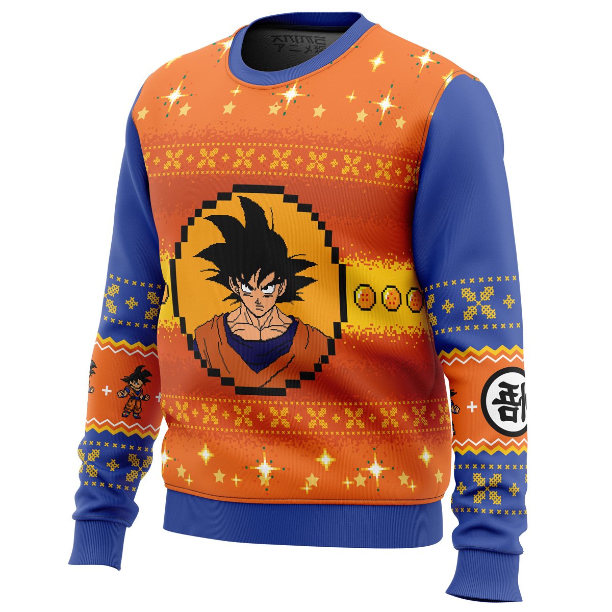 Dragon Ball Z Goku Christmas Ugly Christmas Sweater - Image 2